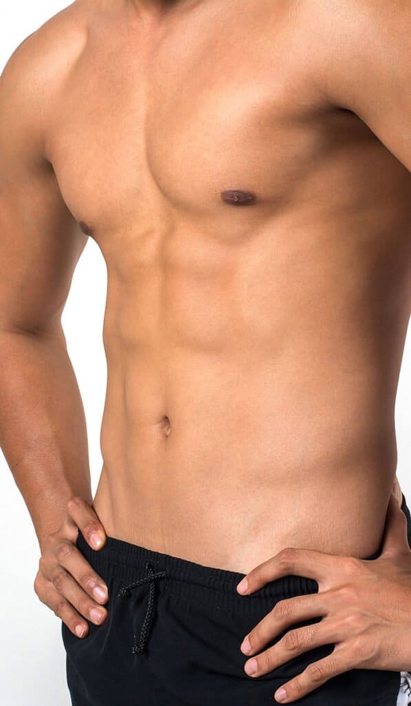 abdomen marcado hombre 