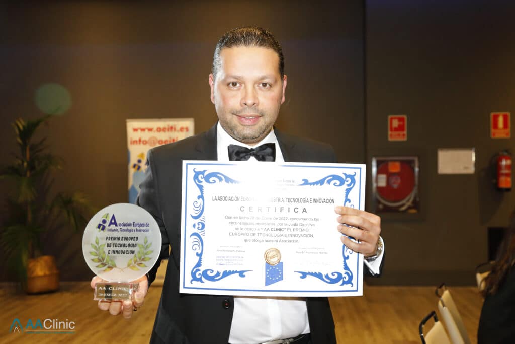 AA clinic premio europeo de tecnología e innovación