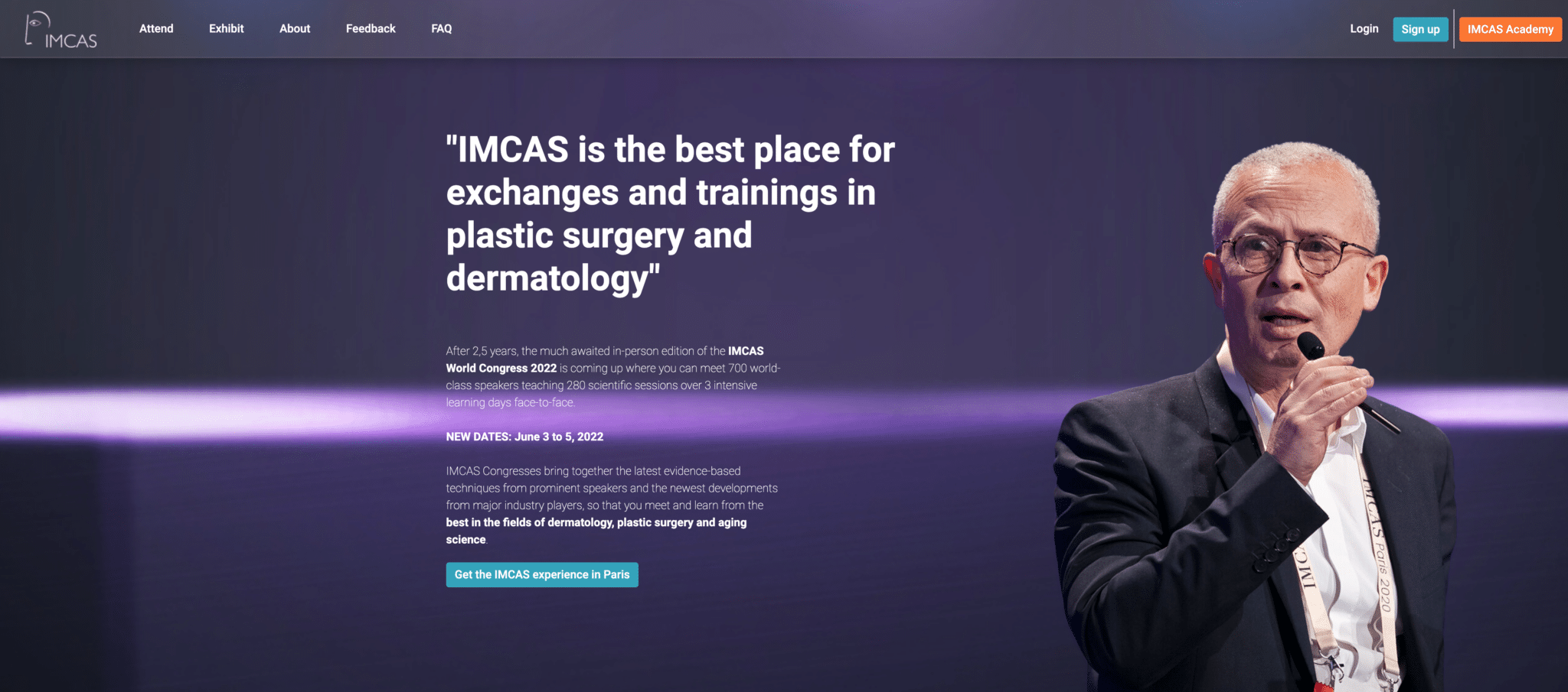 Dr. Alejandro Acuña en IMCAS 2022 en París